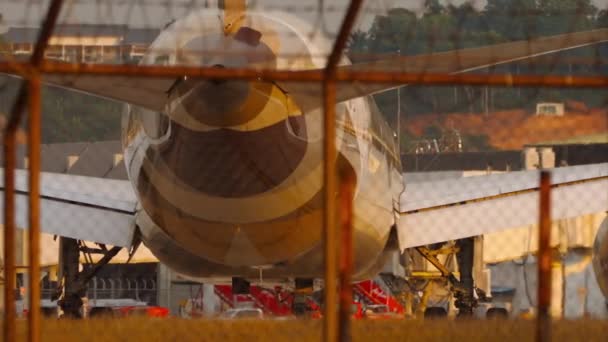 Phuket Thailand Şubat 2023 Etihad Airways Boeing 787 Dreamliner Phuket — Stok video