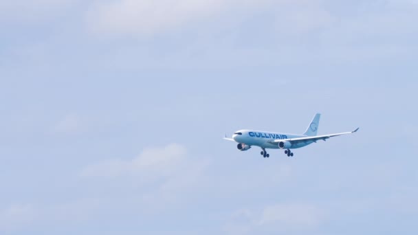 Phuket Thaïlande Février 2023 Airbus A330 Gullivair Approche Atterrissage Aéroport — Video
