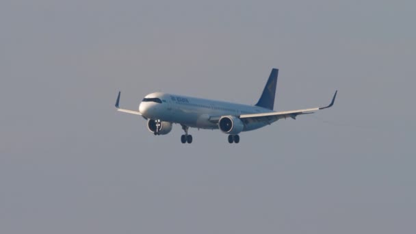 Phuket Thaïlande Février 2023 Avion Passagers Airbus A321 Kga Air — Video