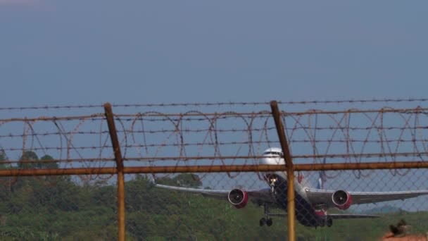 Phuket Thailand Hazi Ran 2023 Boeing 767 73079 Azur Air — Stok video