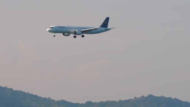 Пхукет Таиланд Февраля 2023 Года Airbus A321 Kga Компании Air — стоковое видео