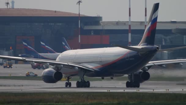 Moscou Federation Russie Juillet 2021 Airbus A330 343 Bde Aeroflot — Video