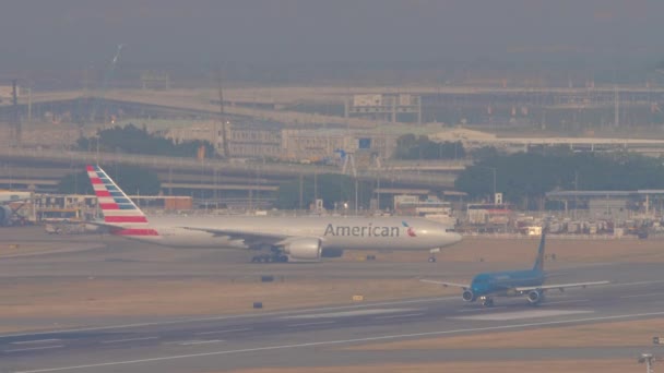 Hong Kong Novembre 2019 Airbus A321 A324 Vietnam Airlines Accelerazione — Video Stock