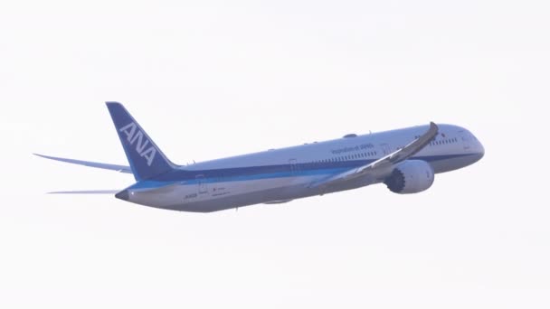 Bangkok Tailandia Enero 2023 Boeing 787 Dreamliner Ja900A All Nippon — Vídeos de Stock