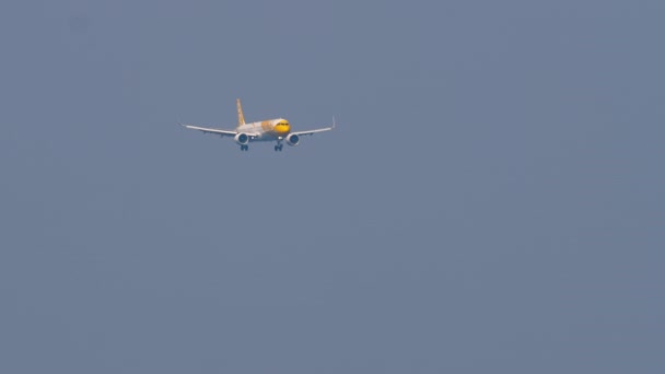 皮克特 西雅图 2023年2月20日 客机史考特的镜头正在飞行 接近于在普吉机场着陆 — 图库视频影像