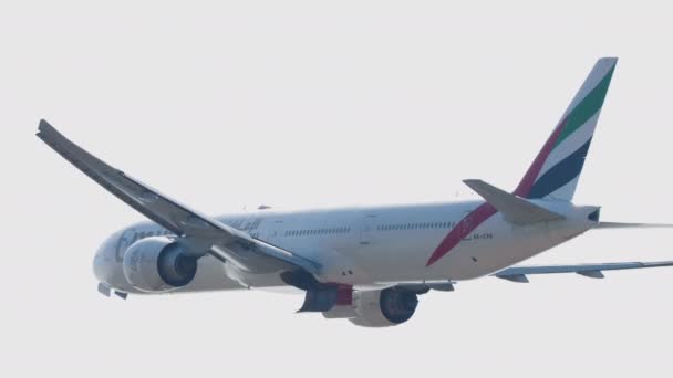 Phuket Thailand February 2023 Boeing 777 Epk Emirates Taking Phuket — Video