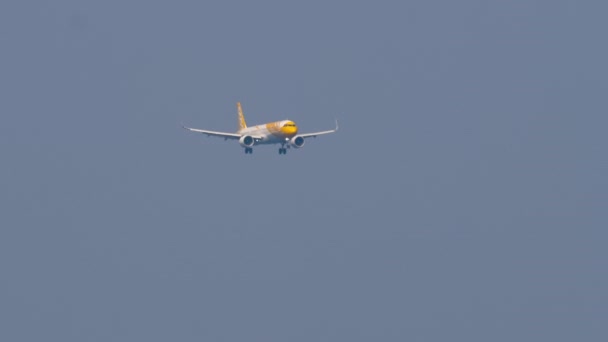 皮克特 西雅图 2023年2月20日 滑翔机的客机即将在普吉机场着陆 — 图库视频影像