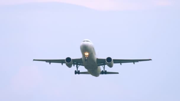 2017년 11월 26일 공항에서 항공기 출발의 A319 131 Ppf 장비를 — 비디오