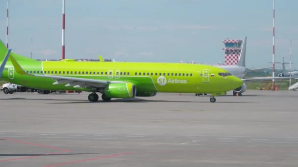Saint Petersburg Rússia Julho 2022 Aviões Passageiros Boeing 737 73360 — Vídeo de Stock