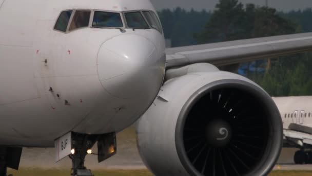 Moscú Federación Rusa Julio 2021 Boeing 777 Bjf Ikar Airlines — Vídeos de Stock