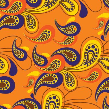 Şalsız desenli tasarım elementi. Vektör illüstrasyonu