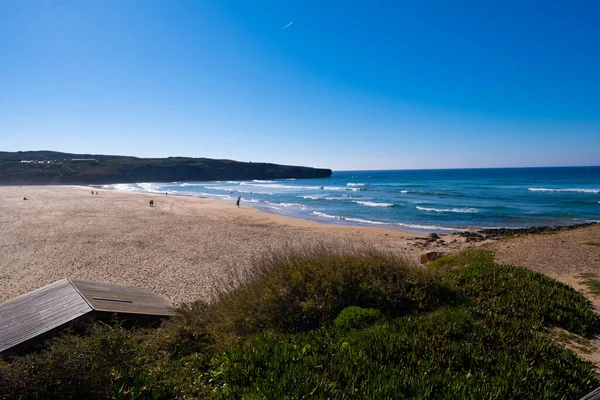 Peaceful Beautiful Coast Portugal Deserted Beaches — 图库照片