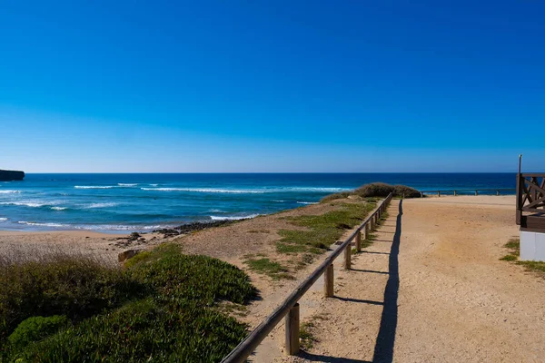 Costa Tranquilla Bella Del Portogallo Spiagge Deserte — Foto Stock