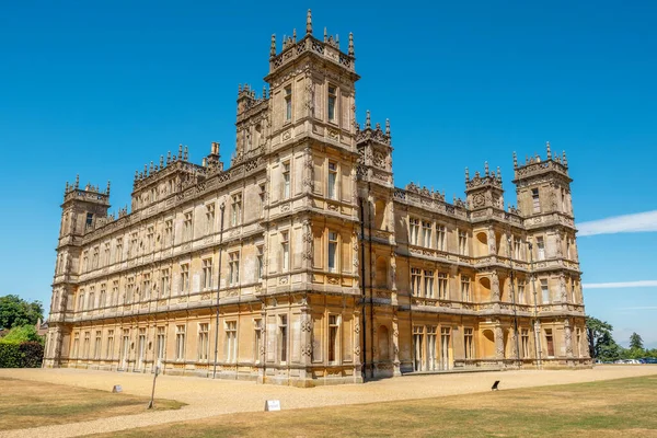 Hampshire England July 2022 View Magnificent Highclere Castle Newbury — Stock Photo, Image