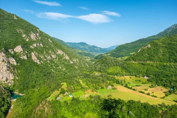 Scenic Landscape Mountains Canyon River Tara Montenegro — Stock Photo, Image