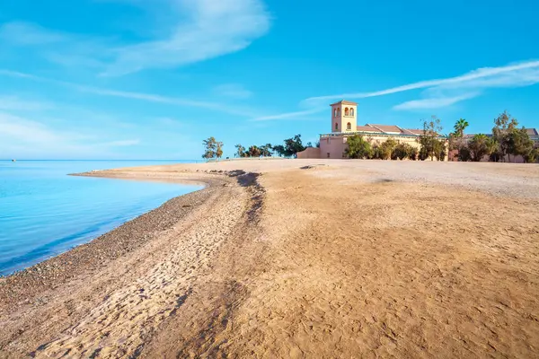 Песчаное Побережье Районе Эль Гуны Египет Северная Африка — стоковое фото