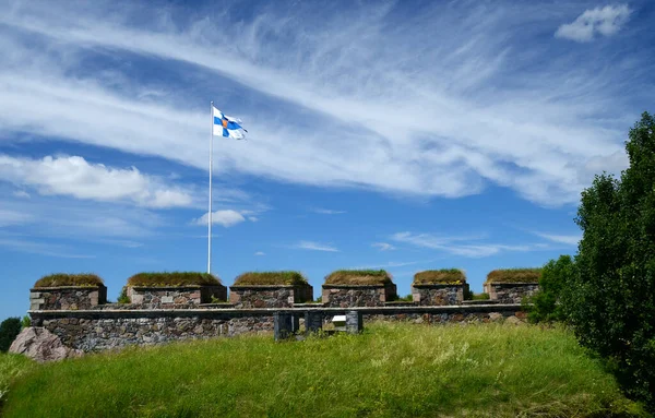 Suomenlinna Est Une Des Grandes Forteresses Maritimes Monde Fondée 1748 — Photo