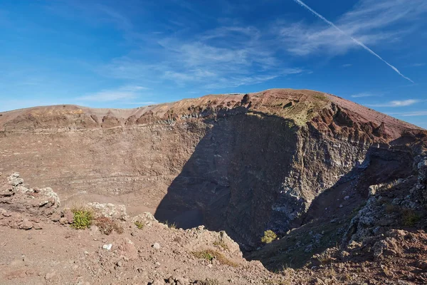 Crater Mount Vesuvius Naples Italy Hiking Trail View — Stock Photo, Image