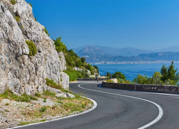 Estrada Costeira Amalfi Salerno Campania Itália — Fotografia de Stock
