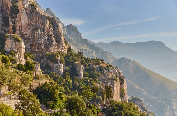 Die Straße Entlang Der Amalfiküste Italien — Stockfoto