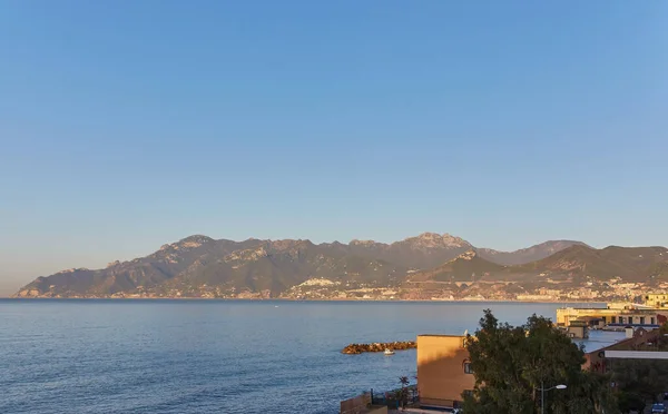 Vista Salerno Golfo Salerno Campania Itália — Fotografia de Stock