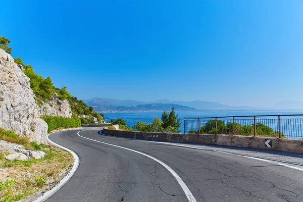 Estrada Costeira Amalfi Salerno Campania Itália — Fotografia de Stock