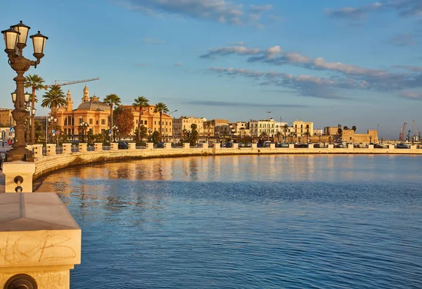 Panoramablick Auf Bari Süditalien Die Region Apulien Apuliens Küste Der — Stockfoto