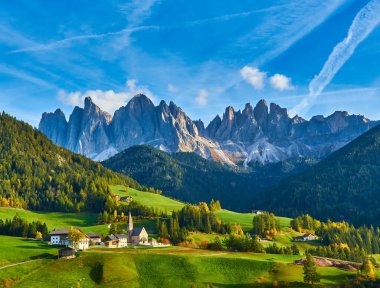 Santa Maddalena, Dolomites Sıradağları, Güney Tyrol, İtalya