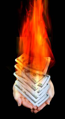 Para yanıyor ve enflasyonla yanıp kül oluyor..