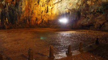 Drogorati mağarası Kefalonya adası Yunanistan