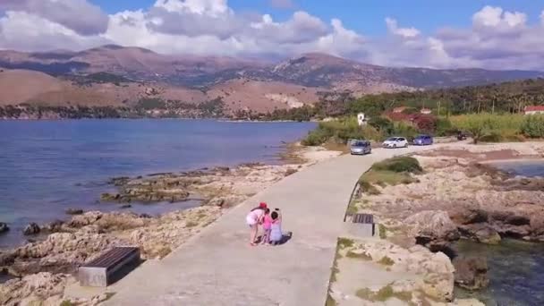 Faro Theodora Argostoli Cefalonia Grecia — Vídeos de Stock