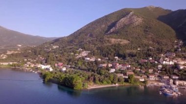 Nidri kasabası Lefkada Adası Yunanistan