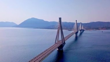 Patra köprüsü Yunanistan hava görüntüsü