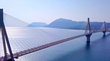 Patra köprüsü Yunanistan hava görüntüsü
