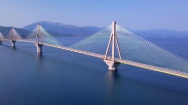 Patra köprüsü Yunanistan hava görüntüsü