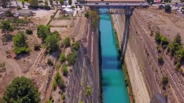Canal Korinth Vue Aérienne — Video