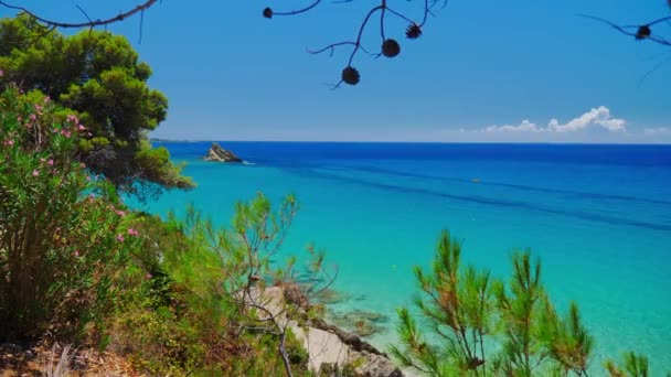 Gialos Plajı Kefalonya Yunanistan — Stok video