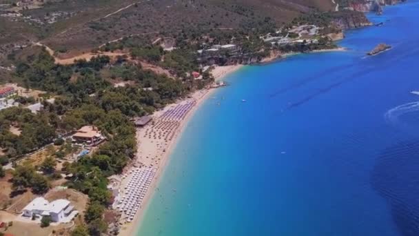 Gialos Plajı Kefalonya Yunanistan — Stok video