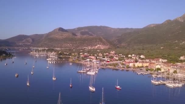 Město Nidri Ostrov Lefkada Řecko — Stock video