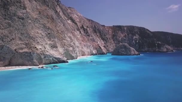Pantai Porto Katsiki Yunani — Stok Video