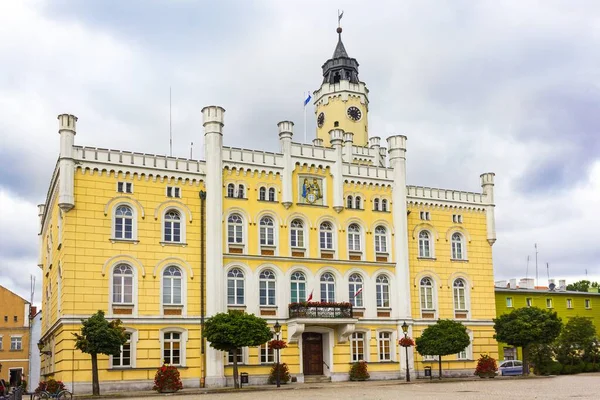 Edificio Del Histórico Ayuntamiento Wschowa Polonia — Foto de Stock