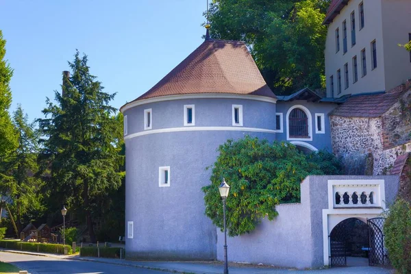 Alte Bastion Und Gartentor Zwischen Stadtmauern Görlitz — Stockfoto