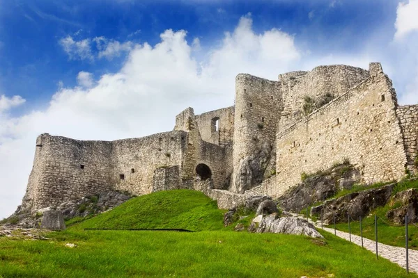 Entrance Gate Ruins Castle Spis Slovakia — Stock Photo, Image