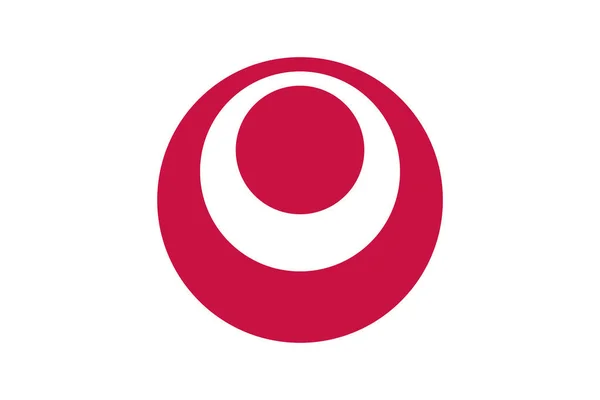 Vector Bandera Japonesa Prefectura Okinawa — Vector de stock