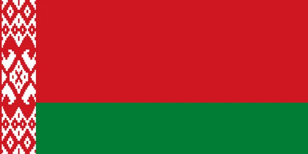 Vector Republic Belarus Flag — Stock Vector