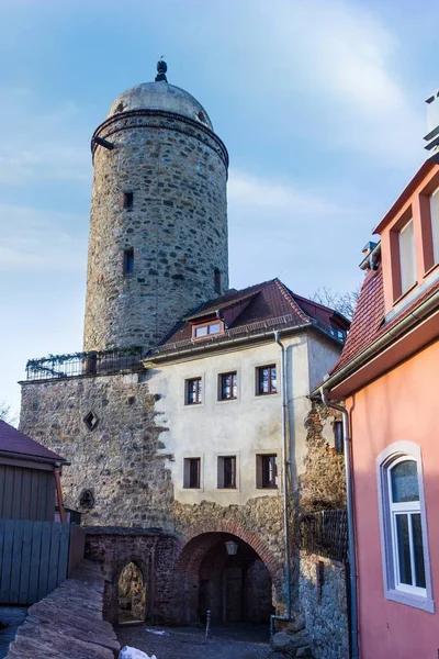 德国Bautzen的老历史塔 名为Neue Wasserkunst — 图库照片