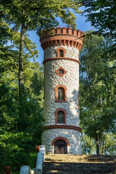 Antigua Torre Vigilancia Histórica Construida 1892 Nowogrodziec Polonia —  Fotos de Stock