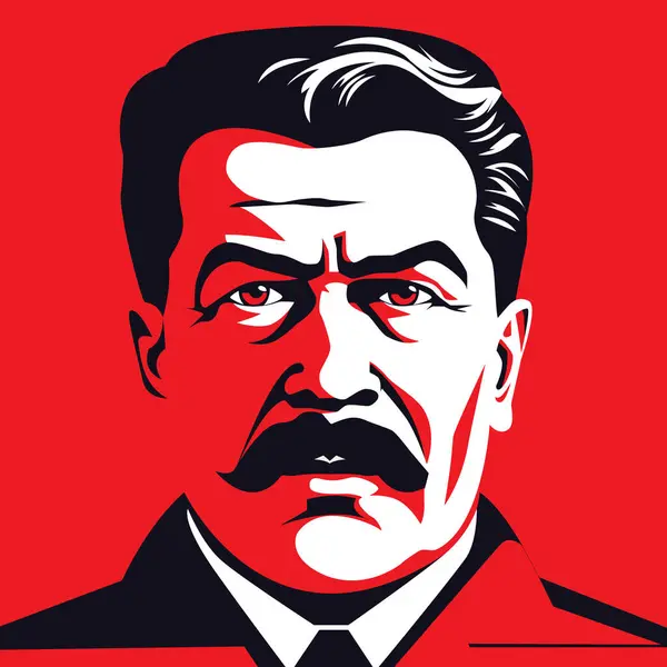 Stalin Questa Immagine Illustrazione Vettoriale Può Essere Scalata Qualsiasi Dimensione — Vettoriale Stock