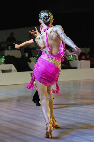Самая Сексуальная Танцовщица Мира Танцует Латинский Танец — стоковое фото