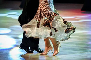 26.03.2022, Szczecin, Polonya Balo Salonu Turnuvası: Dans pistinde çifte standart dans
